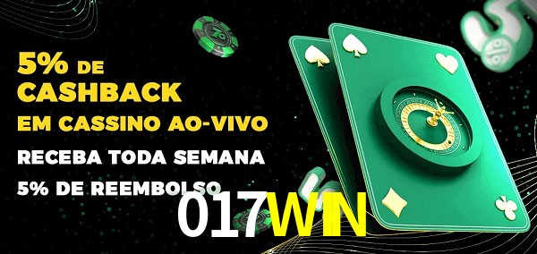 Promoções do cassino ao Vivo 017WIN